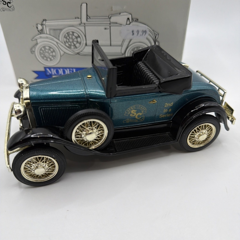 Ertl Die-cast Bank Ford Model A Roadster 1/25. New In Original Packaging.‎